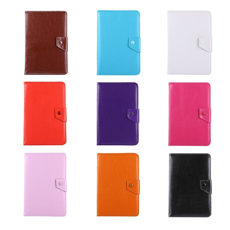 7 inch Tablets Leather Case Crazy Horse Texture Protective Case Shell with Holder for Galaxy Tab A 7.0 (2016) / T280 & Tab 4 7.0 / T230 & Tab Q T2558, Colorfly G708, Asus ZenPad 7.0 Z370CG, Huawei MediaPad T1 7.0 / T1-701u(Baby Blue) by buy2fix