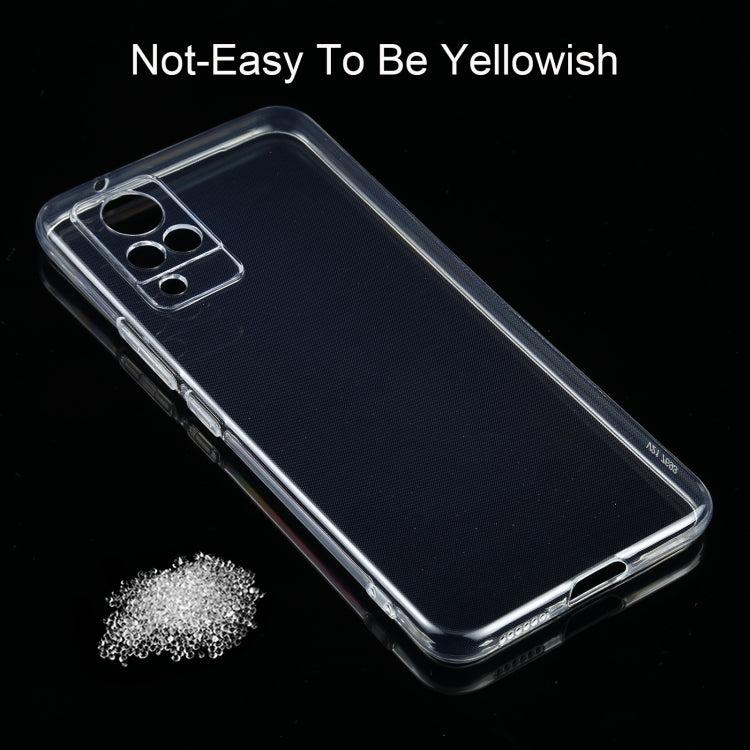 For vivo V21 0.75mm Ultra-thin Transparent TPU Soft Protective Case by buy2fix