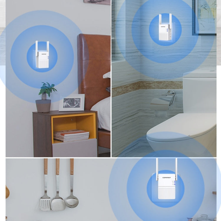 COMFAST CF-N300 300Mbps Wireless WIFI Signal Amplifier Repeater Booster Network Router with 2 Antennas by COMFAST