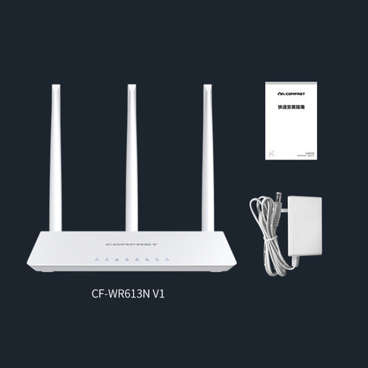 COMFAST WR613N V3 Home 300Mbps Wireless Router 2.4G WiFi Network Extender by COMFAST