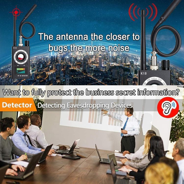 K18 Anti-sneak Sneak Shot Wireless GPS Detector Wireless Signal Detector - WiFi Signal Detector by buy2fix | Online Shopping UK | buy2fix