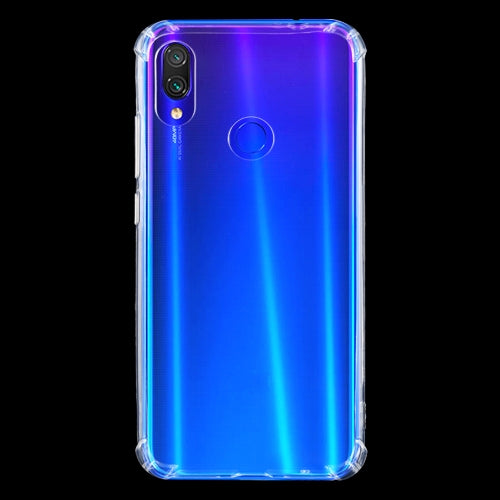 For Xiaomi Redmi Note 7 Four-Corner Shockproof Ultra-Thin Transparent TPU Case by buy2fix