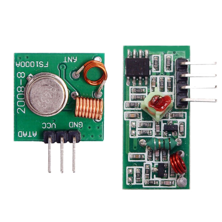 LDTR-WG0241 DIY 433MHz Wireless Transmitter + Receiving Module Superregeneration (Green) - Transmitters & Receivers Module by buy2fix | Online Shopping UK | buy2fix