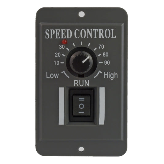 LDTR-WG0265 DC 6A Motor Speed Governor Slow Down Motor Controller Positive And Negative Rotating Control Switch 12V/24V/36V/48V (Black) by buy2fix