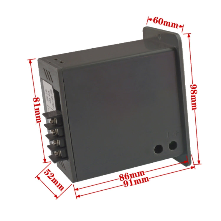 LDTR-WG0265 DC 6A Motor Speed Governor Slow Down Motor Controller Positive And Negative Rotating Control Switch 12V/24V/36V/48V (Black) by buy2fix