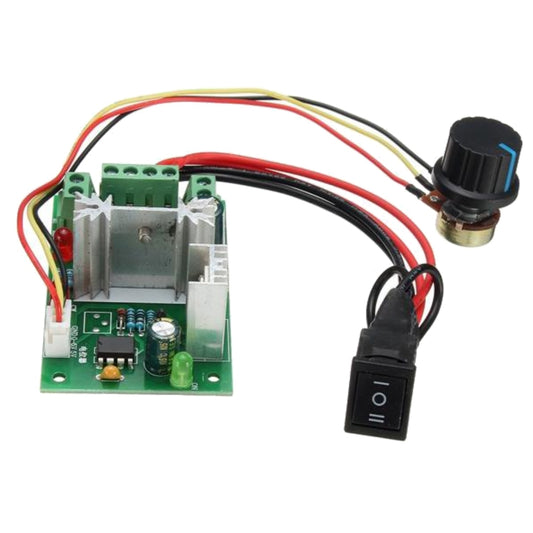 LDTR-WG0266 DC 6-30V 200W 16KHz PWM Motor Speed Controller Regulator Reversible Control Forward/Reverse Switch (Green) by buy2fix