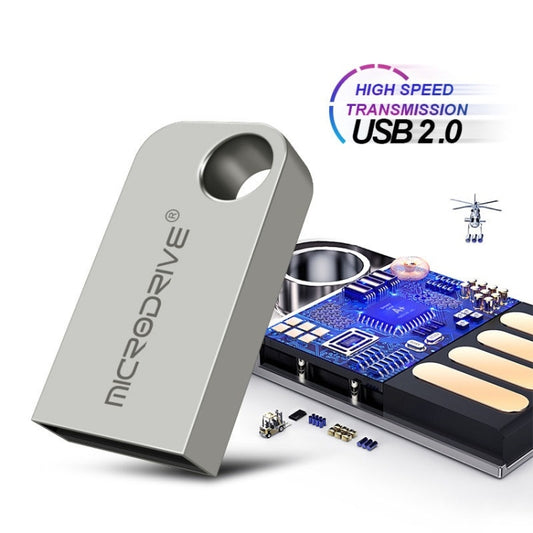 MicroDrive 16GB USB 2.0 Mini Semi-circular Metal U Disk by MicroDrive