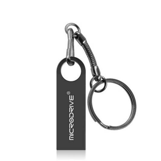 MicroDrive 8GB USB 2.0 Metal Waterproof High Speed U Disk(Black) by MicroDrive
