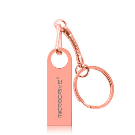 MicroDrive 32GB USB 2.0 Metal Waterproof High Speed U Disk(Pink) by MicroDrive