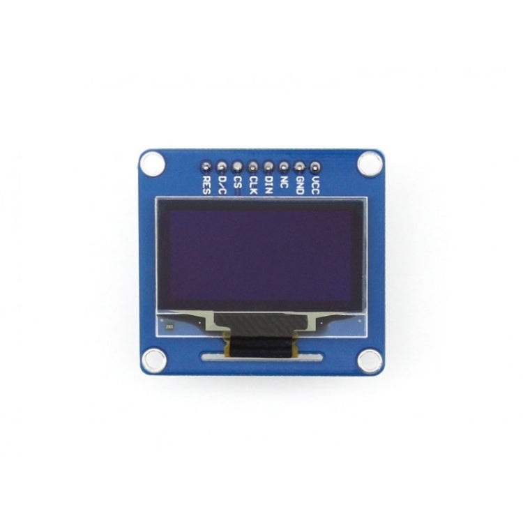 Waveshare 1.3 inch 128*64 OLED, SPI/I2C interfaces, Straight Vertical Pinheader - Modules Expansions Accessories by Waveshare | Online Shopping UK | buy2fix