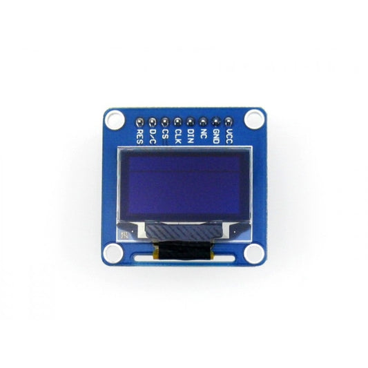 Waveshare 0.96 inch 128*64 OLED (B), SPI/I2C Interfaces, Straight Vertical Pinheader by Waveshare