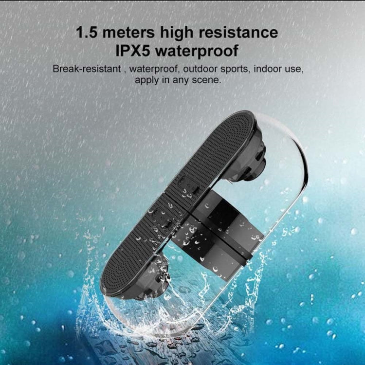 True 3D TWS Magnetic Wireless Bluetooth Stereo Surround HiFi Speaker with Full Transparent Home - Mini Speaker by buy2fix | Online Shopping UK | buy2fix