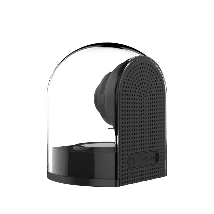 True 3D TWS Magnetic Wireless Bluetooth Stereo Surround HiFi Speaker with Full Transparent Home - Mini Speaker by buy2fix | Online Shopping UK | buy2fix