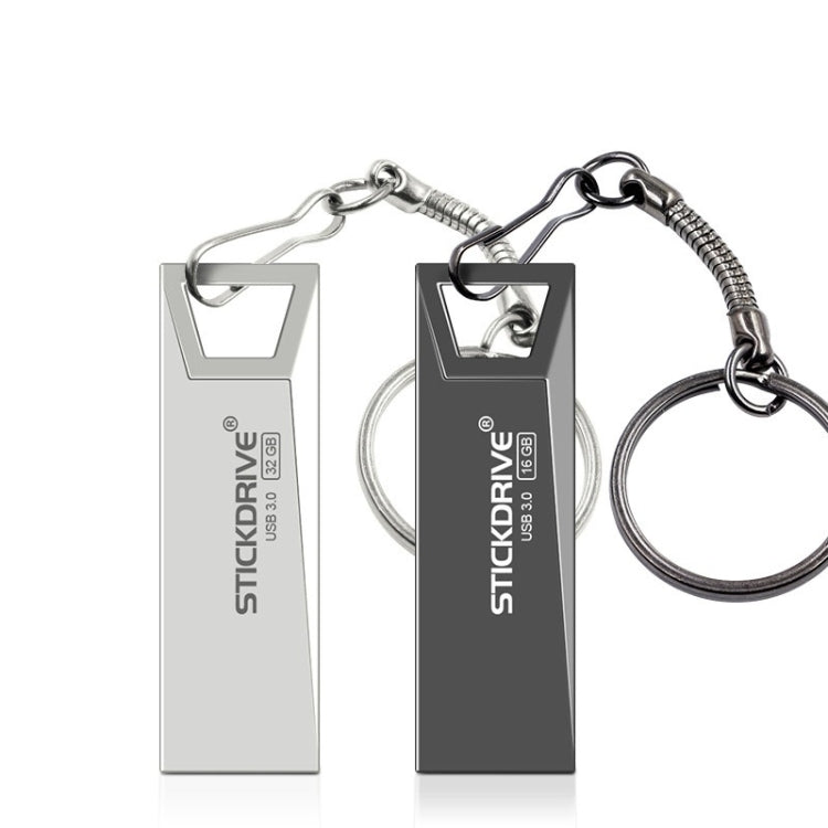 STICKDRIVE 32GB USB 3.0 High Speed Mini Metal U Disk (Silver Grey) by StickDrive