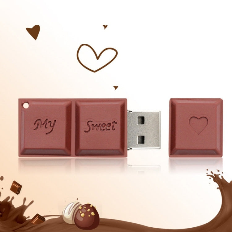 MicroDrive 128GB USB 2.0 Creative Chocolate USB Flash Drive by MicroDrive