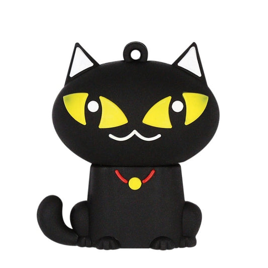 MicroDrive 32GB USB 2.0 Creative Cute Black Cat U Disk by MicroDrive