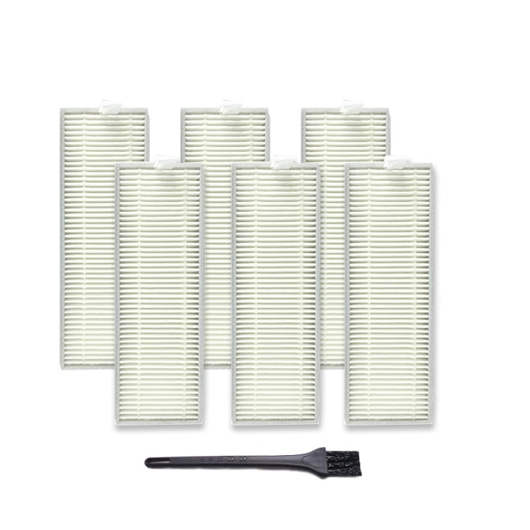XI267 6 PCS I259 Filter + G101 Small Black Brush for ILIFE A7 A9 - For ILIFE Accessories by buy2fix | Online Shopping UK | buy2fix