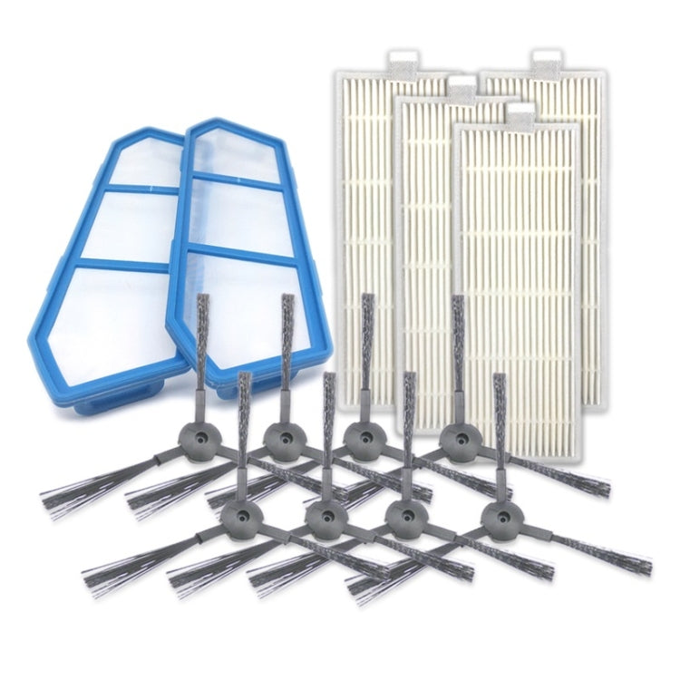 XI223 4 Pairs K614 Side Brush + 2 PCS I205 Initial Effect Filter + 4 PCS Filter I207 Kits for ILIFE A4 / A4S / A6 - For ILIFE Accessories by buy2fix | Online Shopping UK | buy2fix