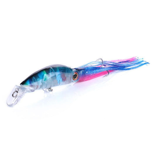HENGJIA JIZ002 10cm/16.6g Big Octopus Squid Shaped Hard Baits Long Shot Fishing Lures Tackle Baits Fit Sea Fishing and Freshwater Fishing (G) by HENGJIA