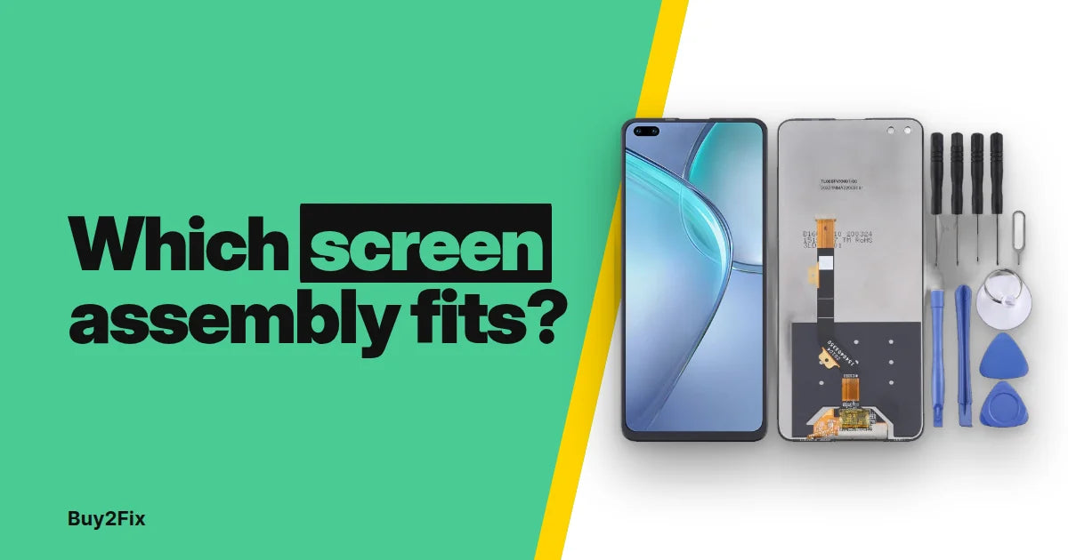 Buy2Fix guide: Which screen assembly fits?, featuring LCD Screen and Digitizer Full Assembly for Infinix Zero 8 / Zero 8i X687 X687B