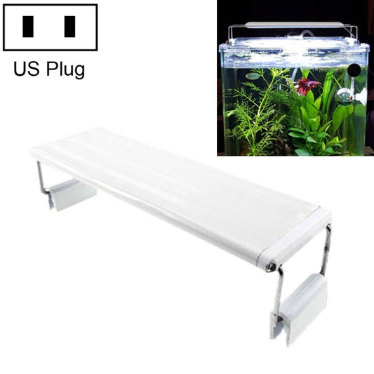 XY-50N Aquarium Glass Fish Tank LED Aquatic Bracket Lamp, US Plug(White Blue) - Fish Tanks & Accessories by buy2fix | Online Shopping UK | buy2fix