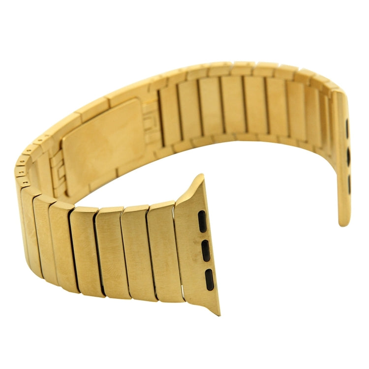 Stainless Steel Watch Band For Apple Watch 38mm (Gold) by buy2fix