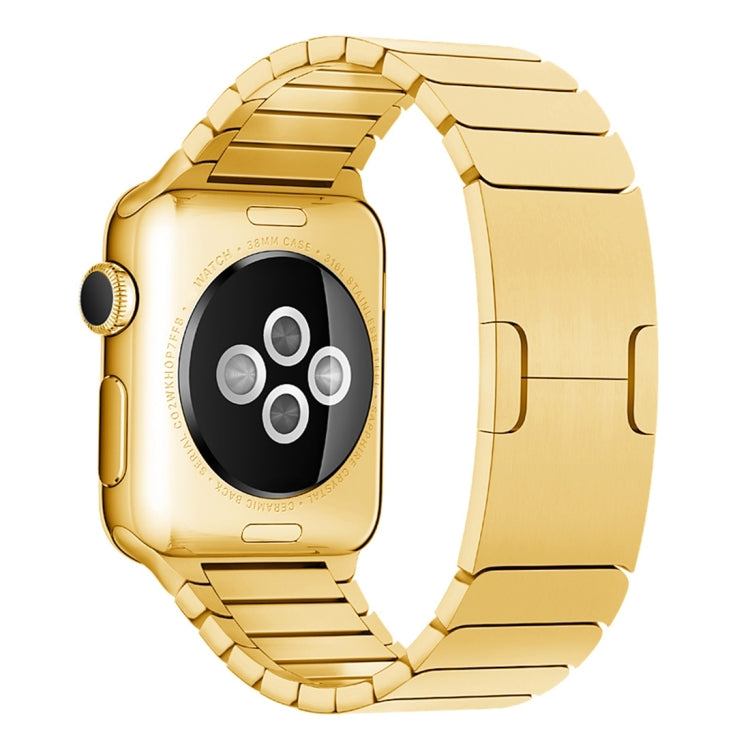 Stainless Steel Watch Band For Apple Watch 38mm (Gold) by buy2fix