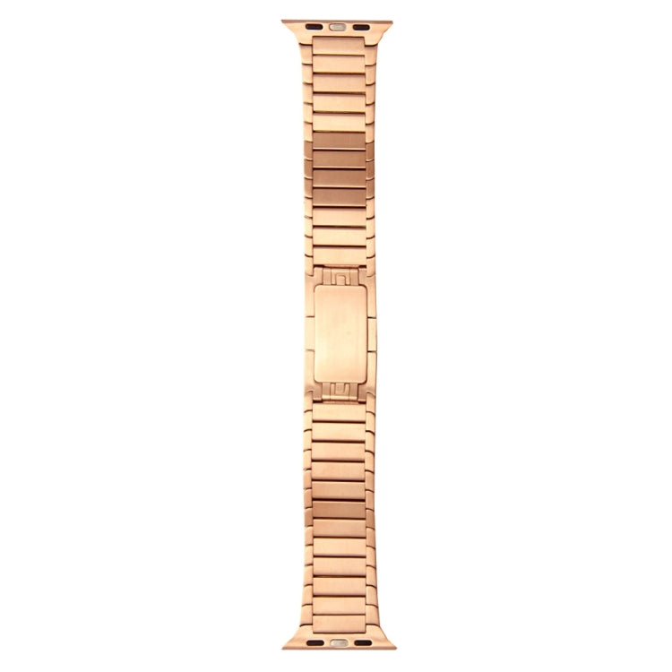 For Apple Watch 38mm Stainless Steel Watch Band(Rose Gold) by buy2fix