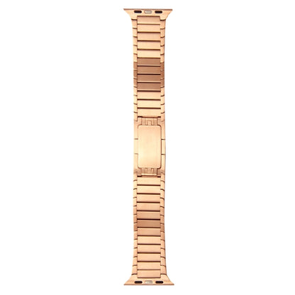 For Apple Watch 38mm Stainless Steel Watch Band(Rose Gold) by buy2fix