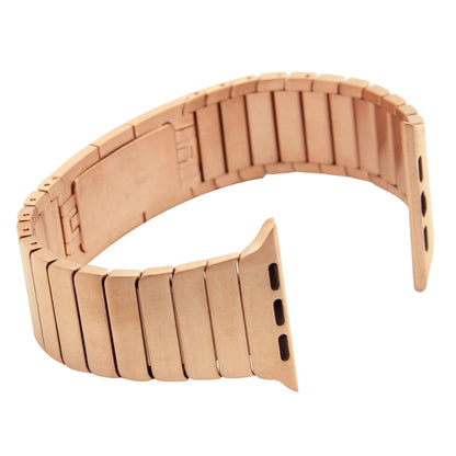 For Apple Watch 38mm Stainless Steel Watch Band(Rose Gold) by buy2fix