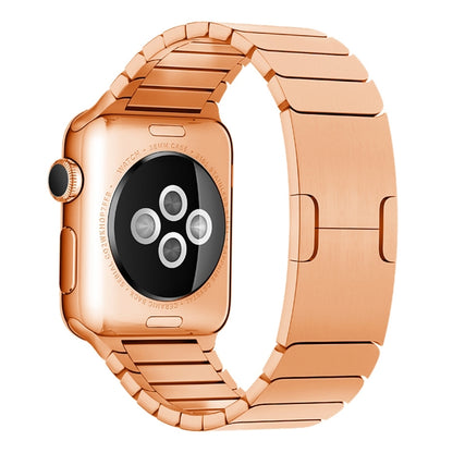 For Apple Watch 38mm Stainless Steel Watch Band(Rose Gold) by buy2fix