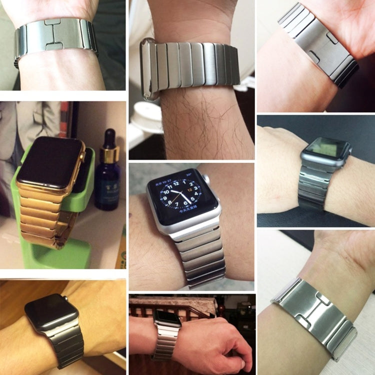 Stainless Steel Watch Band For Apple Watch 38mm (Gold) by buy2fix