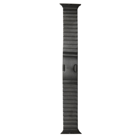 For Apple Watch 42mm Stainless Steel Watch Band(Black) by buy2fix