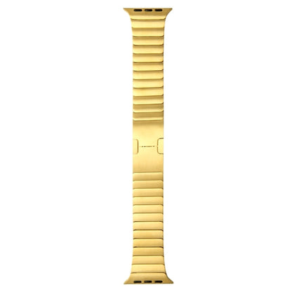 For Apple Watch 42mm Stainless Steel Watch Band(Gold) by buy2fix