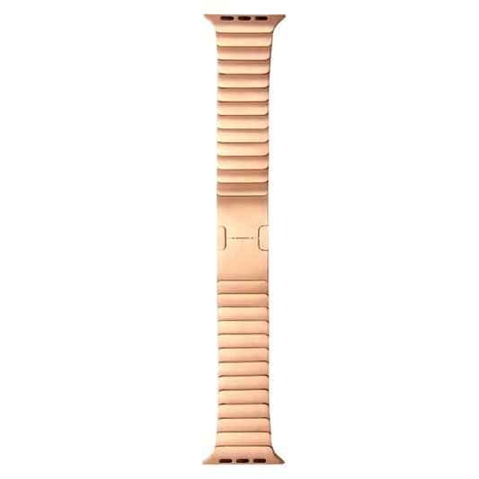 For Apple Watch 42mm Stainless Steel Watch Band(Rose Gold) by buy2fix