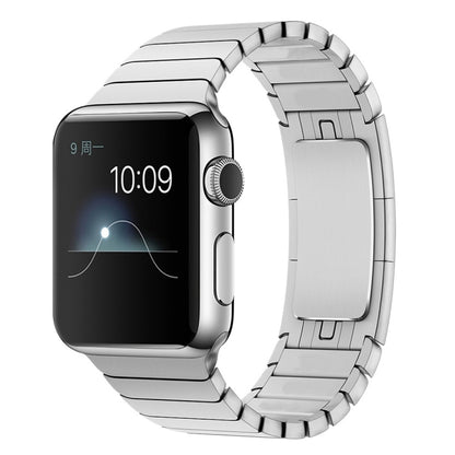For Apple Watch 42mm Stainless Steel Watch Band(Silver) by buy2fix