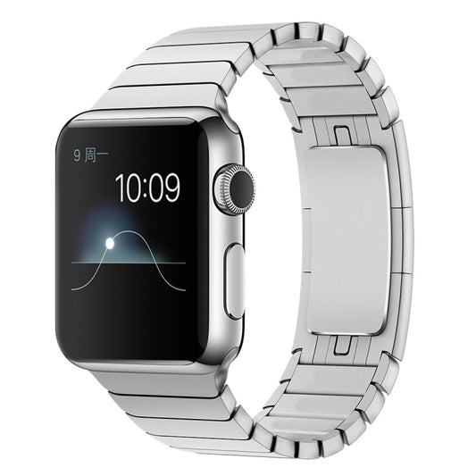 For Apple Watch 42mm Stainless Steel Watch Band(Silver) by buy2fix