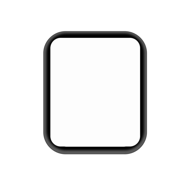 ENKAY Hat-Prince 3D Full Screen Electroplating PET Curved Heat Bending HD Screen Protector For Apple Watch Series 6 / 5 / 4 / Watch SE 40mm(Black) by ENKAY