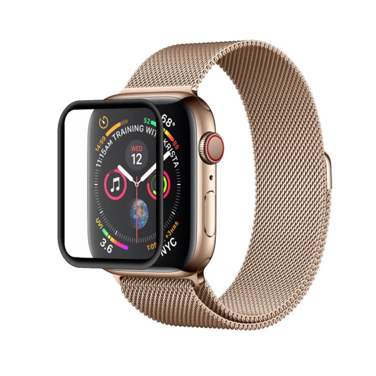 2 PCS ENKAY Hat-Prince 3D Full Screen PET + 3D Full Screen Electroplating PET Curved Heat Bending HD Screen Protector for Apple Watch Series 4 44mm - Watch Cases by ENKAY | Online Shopping UK | buy2fix