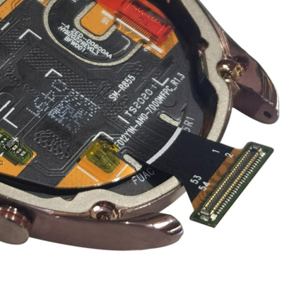 LCD Screen and Digitizer Full Assembly With Frame for Samsung Galaxy Watch3 SM-R850/R855(Gold) - LCD Related Parts by buy2fix | Online Shopping UK | buy2fix