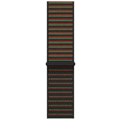 For Apple Watch 46mm / 49mm / 45mm / 44mm Simple Fashion Nylon Watch Band with Magic Stick(Black Unity) - Watch Bands by buy2fix | Online Shopping UK | buy2fix