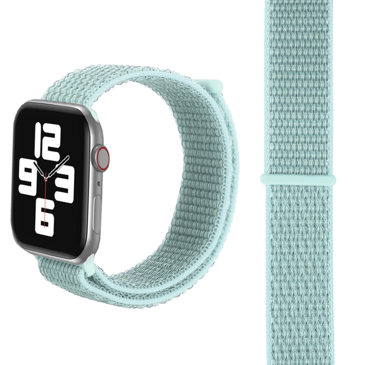 For Apple Watch 46mm / 49mm / 45mm / 44mm Simple Fashion Nylon Watch Band with Magic Stick(Grey Green) by buy2fix