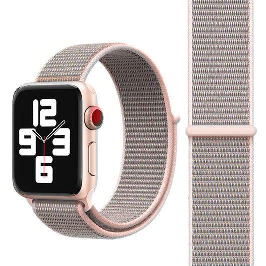For Apple Watch 46mm / 49mm / 45mm / 44mm Simple Fashion Nylon Watch Band with Magic Stick(Light Grey) by buy2fix