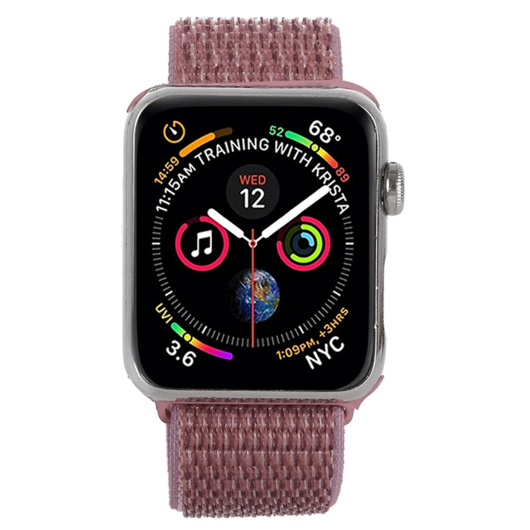 For Apple Watch 46mm / 49mm / 45mm / 44mm Simple Fashion Nylon Watch Band with Magic Stick(Purple) by buy2fix