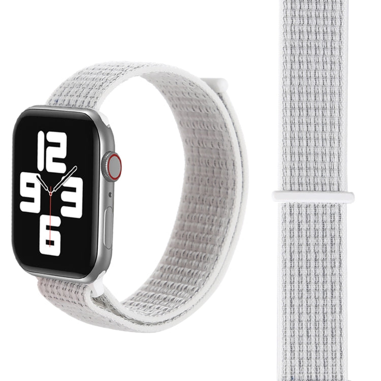 For Apple Watch 46mm / 49mm / 45mm / 44mm Simple Fashion Nylon Watch Band with Magic Stick(Silver) by buy2fix