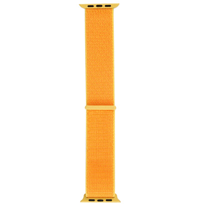 For Apple Watch 46mm / 49mm / 45mm / 44mm Simple Fashion Nylon Watch Band with Magic Stick(Yellow) by buy2fix