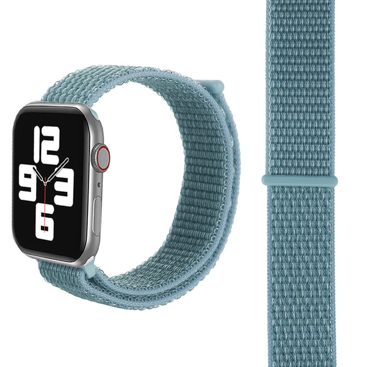 For Apple Watch 42mm / 41mm / 40mm / 38mm Simple Fashion Nylon Watch Band with Magic Stick(Lime Green) by buy2fix