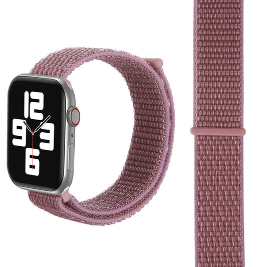 For Apple Watch 42mm / 41mm / 40mm / 38mm Simple Fashion Nylon Watch Band with Magic Stick(Purple) by buy2fix