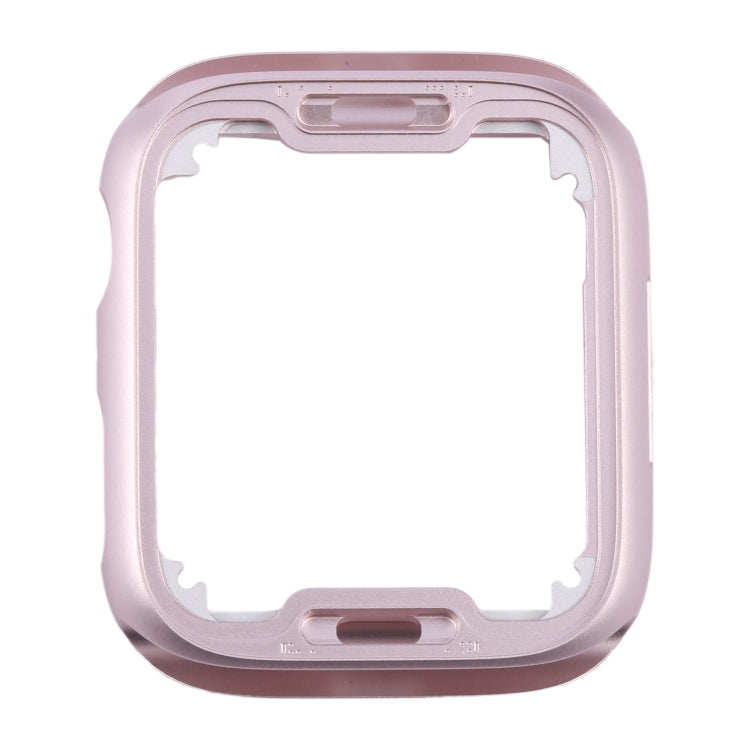 For Apple Watch Series 9 41mm Aluminum Alloy Middle Frame Bezel Plate (Pink) by buy2fix