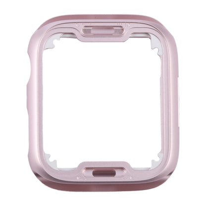 For Apple Watch Series 9 41mm Aluminum Alloy Middle Frame Bezel Plate (Pink) by buy2fix